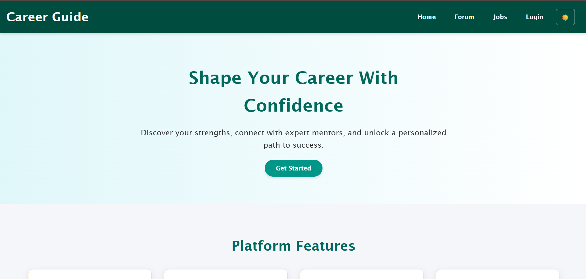 Career Counseling Platform